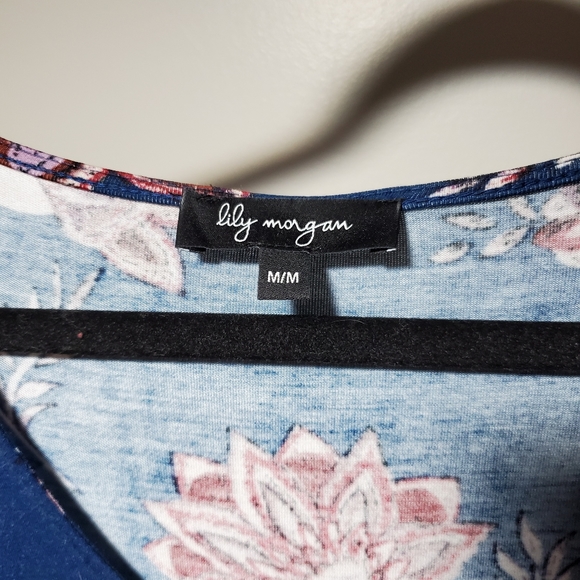 Lily Morgan Wide Sleeve Floral Dress - Medium - Picture 3 of 3